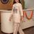 women printed regular kurta with trousers