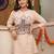 women printed regular kurta with trousers