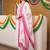 women floral embroidered regular thread work kurta with trousers & with dupatta