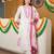 women floral embroidered regular thread work kurta with trousers & with dupatta