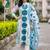 women dyed regular cotton kurta with trousers & with dupatta
