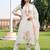 women floral embroidered regular thread work kurta with trousers & with dupatta