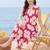 women floral printed regular cotton kurta with trousers