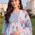 women floral printed empire cotton kurta with palazzos & with dupatta