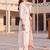 women ethnic motifs embroidered regular thread work cotton kurta with trousers & with dupatta