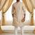 Cream soft heavy silk sequins embroidered kurta pajama