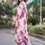women floral printed regular kurta with trousers