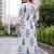 women floral printed regular kurta with trousers