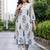 women floral printed regular kurta with trousers