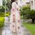 women floral printed regular cotton kurta with trousers & with dupatta