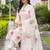 women floral printed regular cotton kurta with trousers & with dupatta