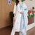 women ethnic motifs embroidered regular thread work cotton kurta with trousers & with dupatta