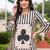 women printed regular cotton kurta with trousers