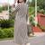 women printed regular cotton kurta with trousers