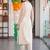 women floral embroidered regular kurta with trousers
