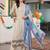 women ethnic motifs printed regular kurta with trousers & with dupatta