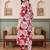 women floral printed regular cotton kurta with trousers
