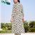 women printed regular kurta with trousers