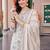 women ethnic motifs printed regular cotton kurta with trousers & with dupatta