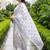 women ethnic motifs embroidered regular thread work cotton kurta with trousers & with dupatta