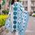 women dyed regular cotton kurta with trousers & with dupatta