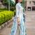 women dyed regular cotton kurta with trousers & with dupatta