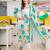 women floral printed regular cotton kurta with trousers & with dupatta