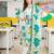 women floral printed regular cotton kurta with trousers & with dupatta