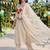 women ethnic motifs embroidered regular thread work liva kurta with trousers & with dupatta