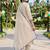 women ethnic motifs embroidered regular thread work liva kurta with trousers & with dupatta