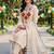 women ethnic motifs embroidered regular thread work liva kurta with trousers & with dupatta