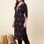 women ethnic motifs embroidered regular thread work kurta with trousers