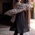 women floral regular thread work kurta with trousers & with dupatta