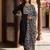 women floral regular thread work kurta with trousers & with dupatta
