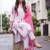 women ethnic motifs printed regular cotton kurta with trousers & with dupatta