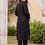 women ethnic motifs embroidered regular thread work kurta with trousers