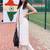 women regular kurta with trousers