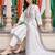 women ethnic motifs printed regular kurta with trousers & with dupatta