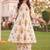 women floral printed regular cotton kurta with palazzos