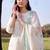 women floral embroidered regular thread work kurta with trousers & with dupatta