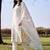 women floral embroidered regular thread work kurta with trousers & with dupatta