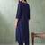 women regular kurta with trousers