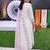 ethnic motifs embroidered regular thread work kurta with trousers & with dupatta