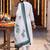 women floral embroidered regular thread work cotton kurta with trousers & with dupatta