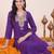 women ethnic motifs embroidered regular thread work kurta with trousers