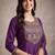women ethnic motifs embroidered regular liva kurta with trousers & with dupatta