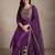 women ethnic motifs embroidered regular liva kurta with trousers & with dupatta