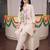 women floral printed regular cotton kurta with trousers