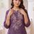 women ethnic motifs printed regular kurta with trousers