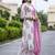 women ethnic motifs printed regular cotton kurta with trousers & with dupatta